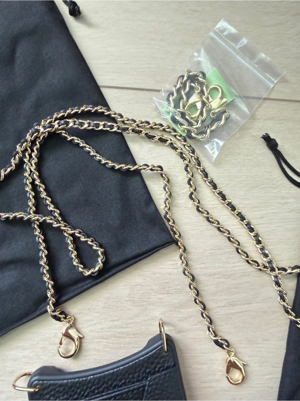 Brand New Bandolier Black Crossbody iPhone 16 Pro Max Case Bundle